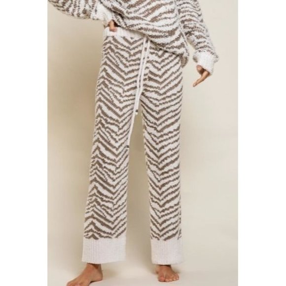 POL Other - POL BERBER ZEBRA LOUNGE SET Soft Fleece Outfit SZ S/M